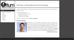 Desktop Screenshot of ottumresearch.com