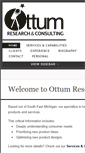 Mobile Screenshot of ottumresearch.com