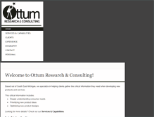Tablet Screenshot of ottumresearch.com